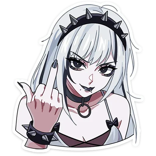 🖕 Стикер «Спайки» для Telegram
