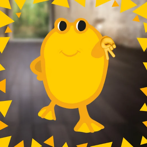 ✌️ Стикер «Жабка спіп» для Telegram