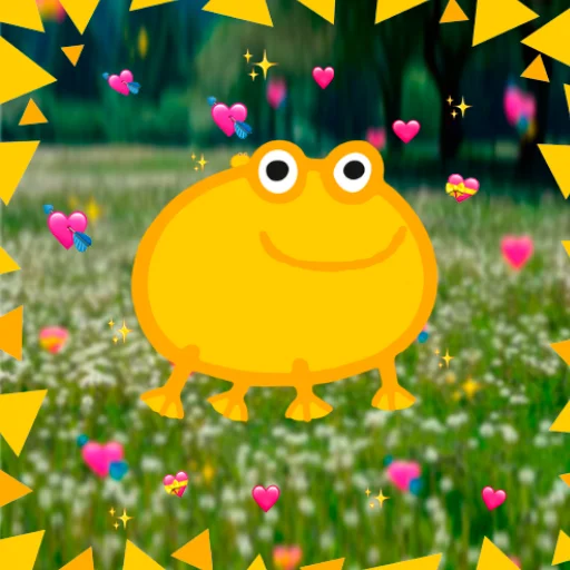 😀 Стикер «Жабка спіп» для Telegram