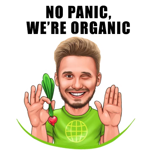 🌱 Стикер «Spiro» для Telegram