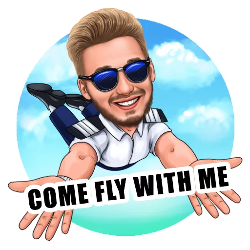 🛩 Стикер «Spiro» для Telegram