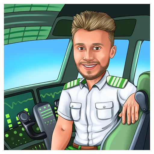 ✈️ Стикер «Spiro» для Telegram
