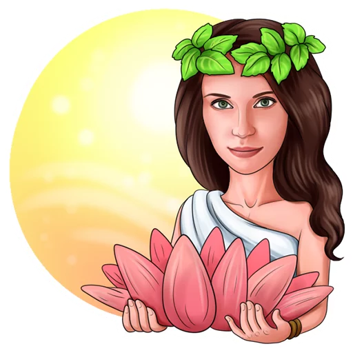 🌸 Стикер «Spiro» для Telegram