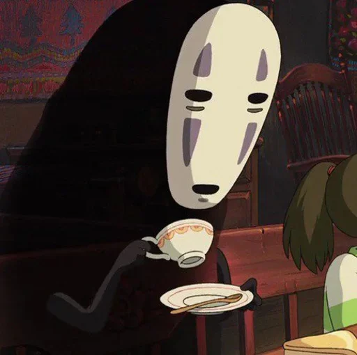 🌖 Стикер «Spirited Away play with fire» для Telegram