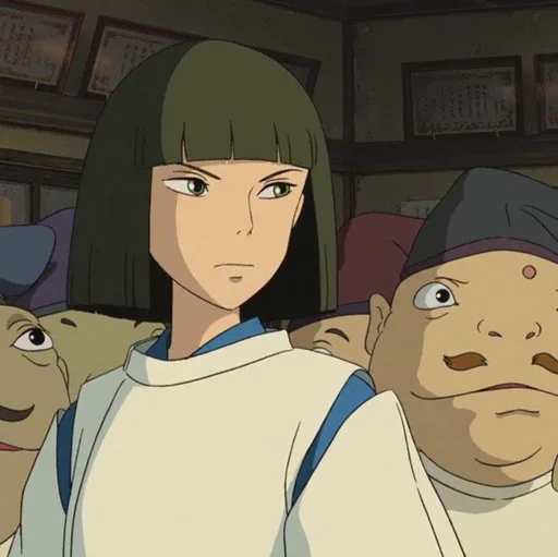 🐚 Стикер «Spirited Away play with fire» для Telegram