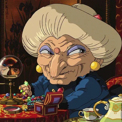 🐚 Стикер «Spirited Away play with fire» для Telegram