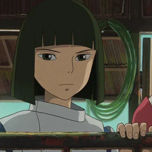 🍃 Стикер «Spirited Away play with fire» для Telegram