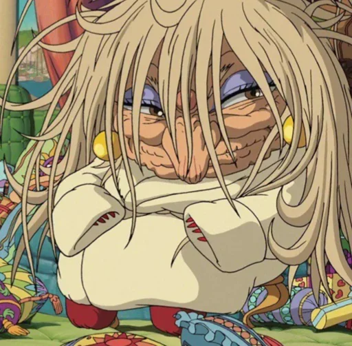 🍃 Стикер «Spirited Away play with fire» для Telegram