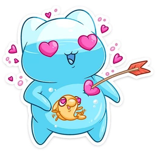 😍 Стикер «Шуршащая нежность» для Telegram