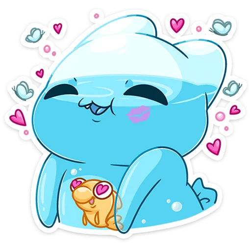 😍 Стикер «Шуршащая нежность» для Telegram