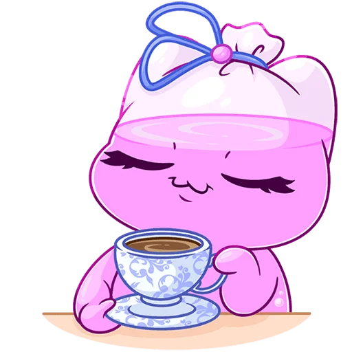 ☕️ Стикер «Шуршащая нежность Без Текста» для Telegram
