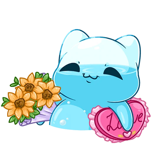 💐 Стикер «Шуршащая нежность Без Текста» для Telegram