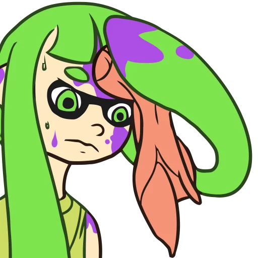 😰 Стикер «Splatoon stuff» для Telegram