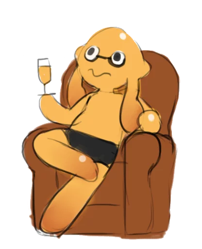 🍷 Стикер «Splatoon stuff» для Telegram