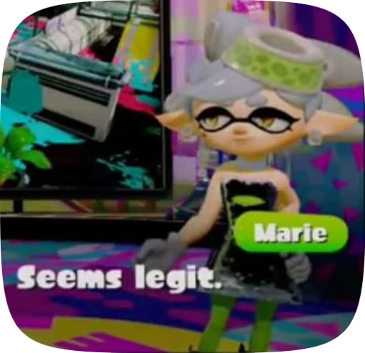 🐙 Стикер «Splatoon» для Telegram
