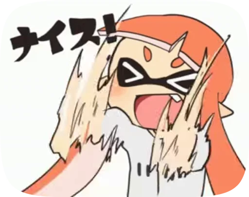 🐙 Стикер «Splatoon» для Telegram