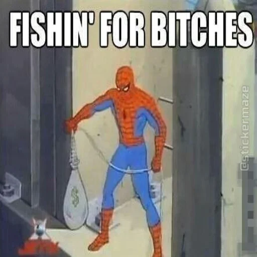 🕷 Стикер «Spider Man Memes» для Telegram
