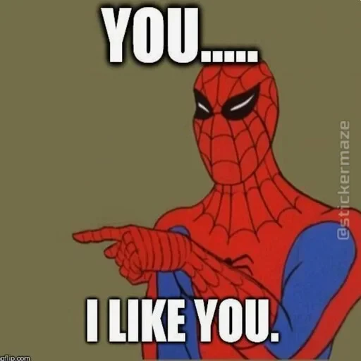 🕷 Стикер «Spider Man Memes» для Telegram