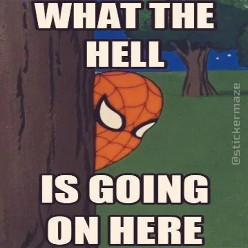 🕷 Стикер «Spider Man Memes» для Telegram
