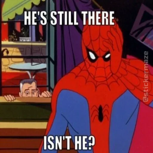 🕷 Стикер «Spider Man Memes» для Telegram