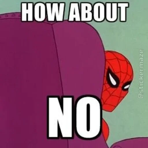 🕷 Стикер «Spider Man Memes» для Telegram