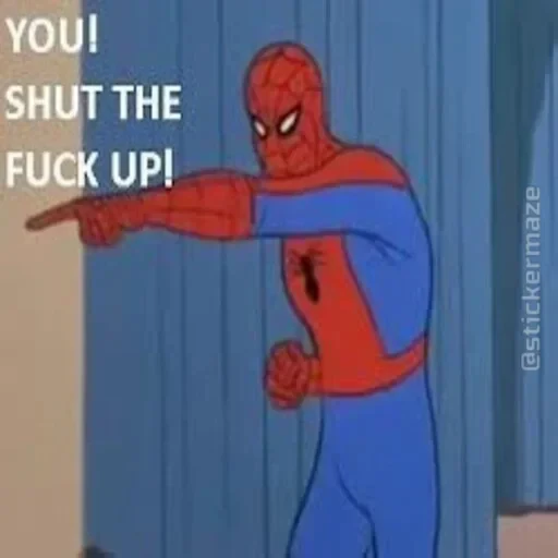 🕷 Стикер «Spider Man Memes» для Telegram