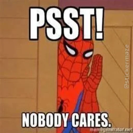 🕷 Стикер «Spider Man Memes» для Telegram