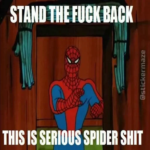 🕷 Стикер «Spider Man Memes» для Telegram