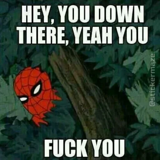 🕷 Стикер «Spider Man Memes» для Telegram