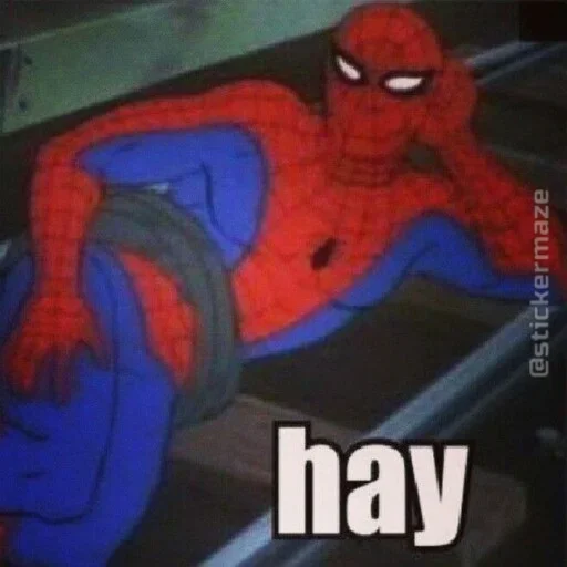 🕷 Стикер «Spider Man Memes» для Telegram