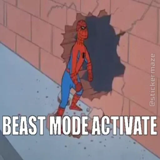 🕷 Стикер «Spider Man Memes» для Telegram
