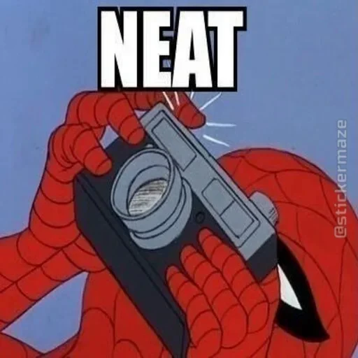 🕷 Стикер «Spider Man Memes» для Telegram