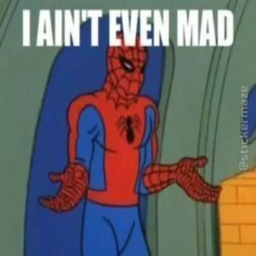 🕷 Стикер «Spider Man Memes» для Telegram