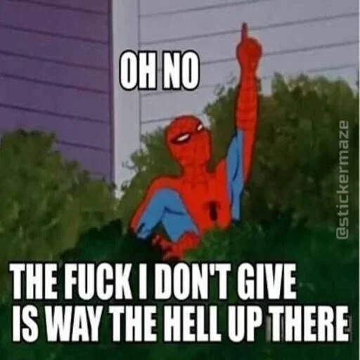 🕷 Стикер «Spider Man Memes» для Telegram
