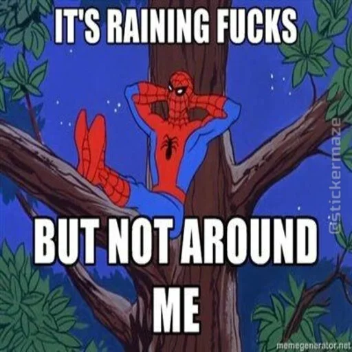🕷 Стикер «Spider Man Memes» для Telegram