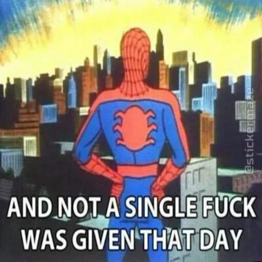 🕷 Стикер «Spider Man Memes» для Telegram