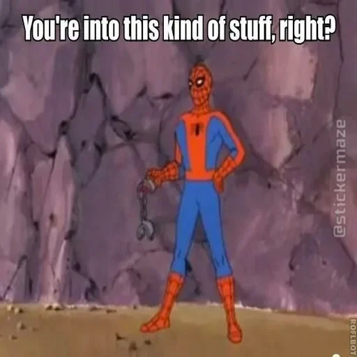 🕷 Стикер «Spider Man Memes» для Telegram