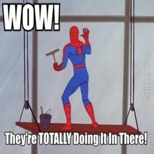🕷 Стикер «Spider Man Memes» для Telegram