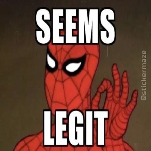 🕷 Стикер «Spider Man Memes» для Telegram