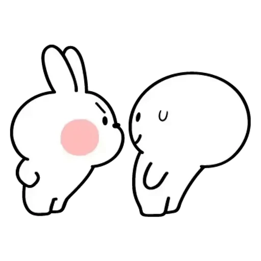 ☺️ Стикер «Spoilet Rabbit» для Telegram