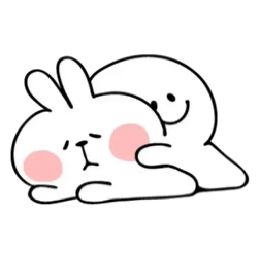 🙃 Стикер «Spoilet Rabbit» для Telegram