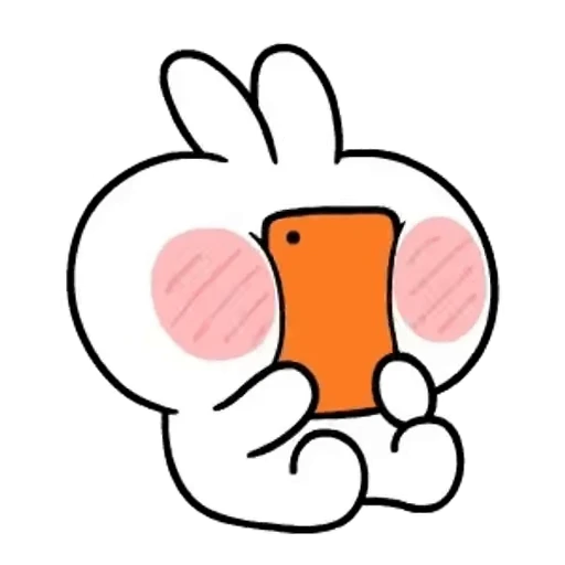 😘 Стикер «Spoilet Rabbit» для Telegram