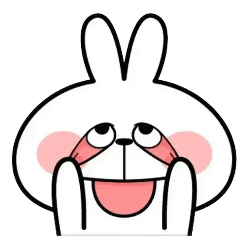 😇 Стикер «Spoilet Rabbit» для Telegram