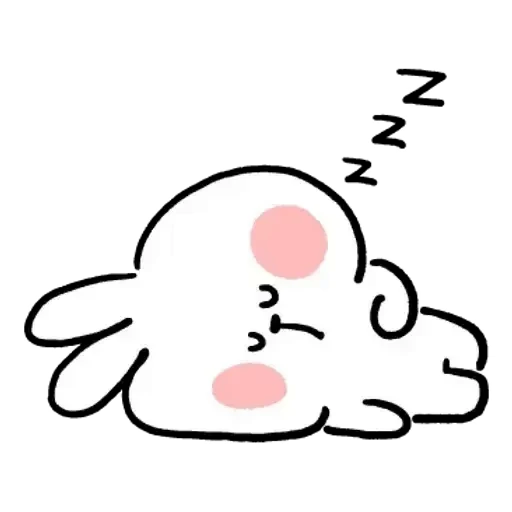 😴 Стикер «Spoilet Rabbit» для Telegram