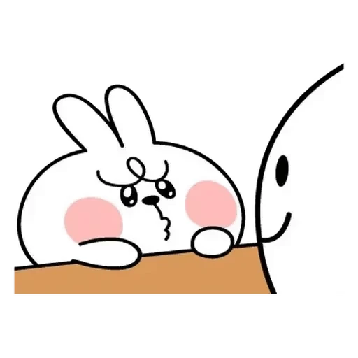 😙 Стикер «Spoilet Rabbit» для Telegram