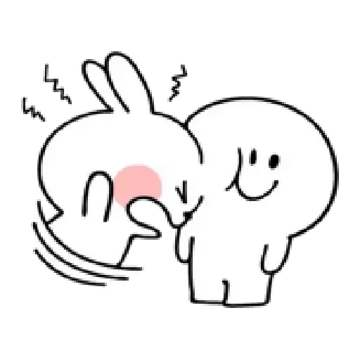 🥲 Стикер «Spoilet Rabbit» для Telegram
