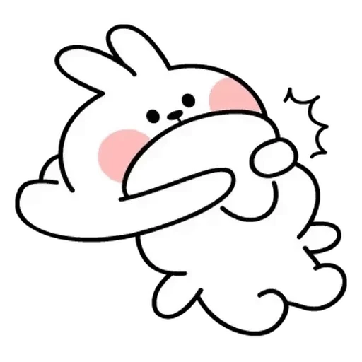 😞 Стикер «Spoilet Rabbit» для Telegram