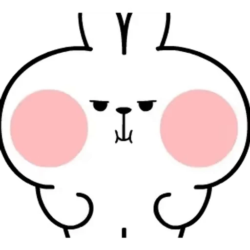 😠 Стикер «Spoilet Rabbit» для Telegram