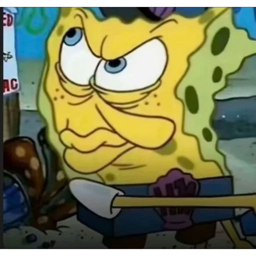 🤨 Стикер «spongebob meme» для Telegram