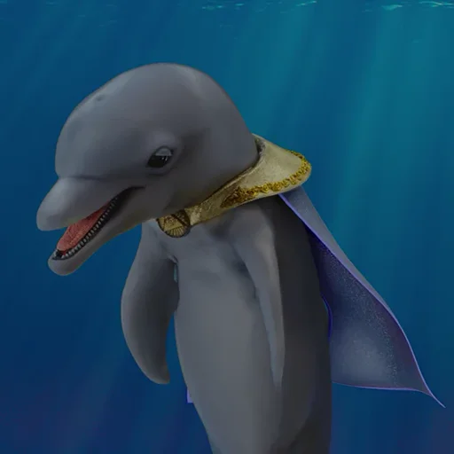 🐬 Стикер «Губка Боб в 3D» для Telegram
